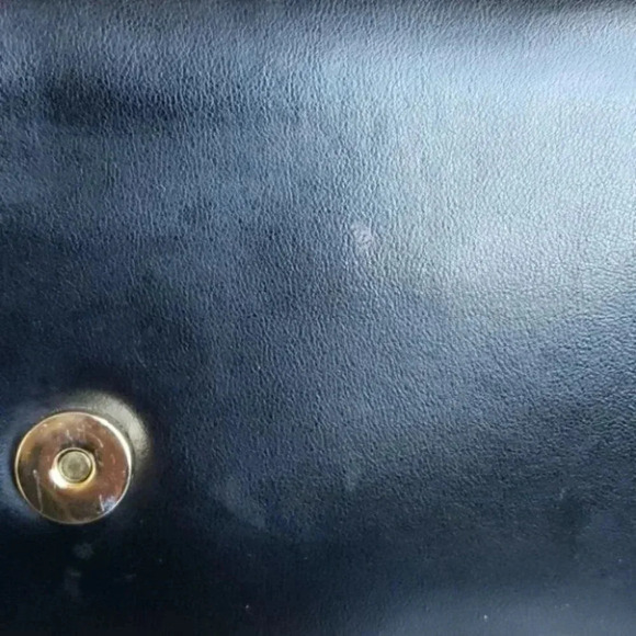 Vintage Black Kathie Lee Clutch Purse - Picture 12 of 16